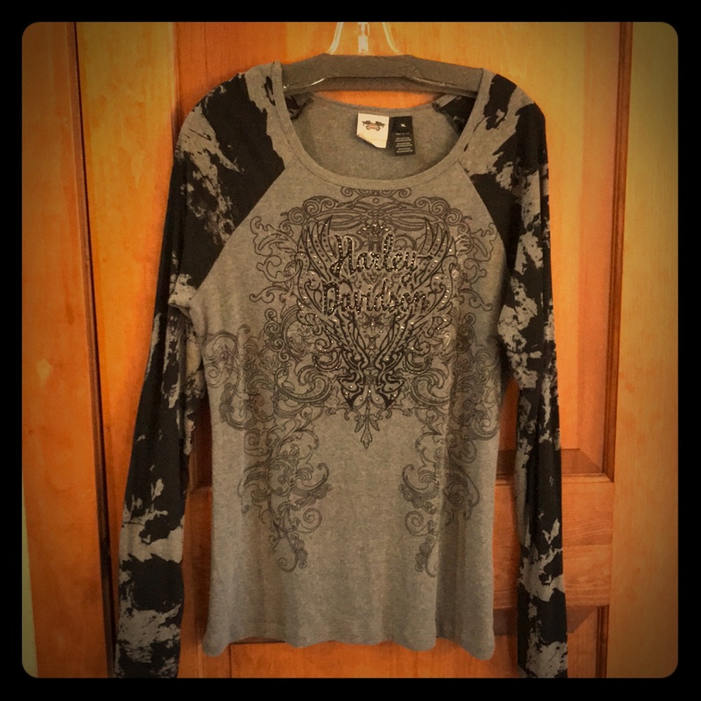 Women Harley Davidson long sleeve shirt